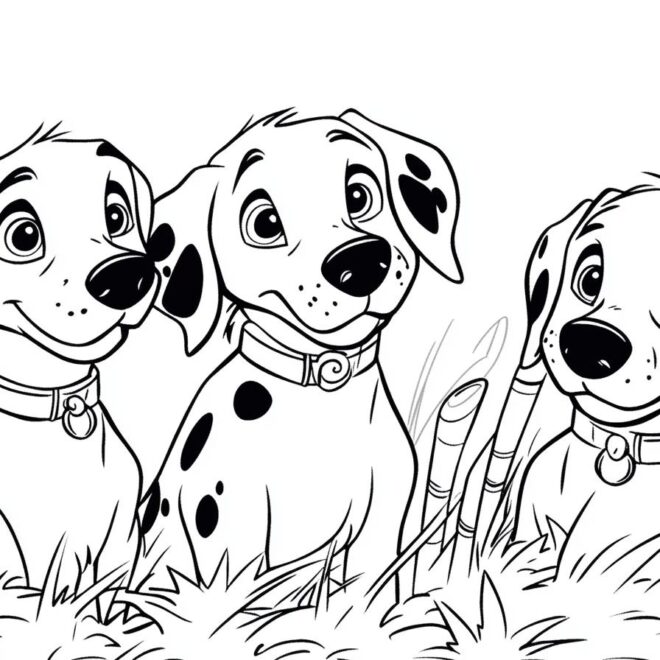 101 Dalmatians Coloring Pages : Unleash Your Inner Artist with Spot-tastic Fun