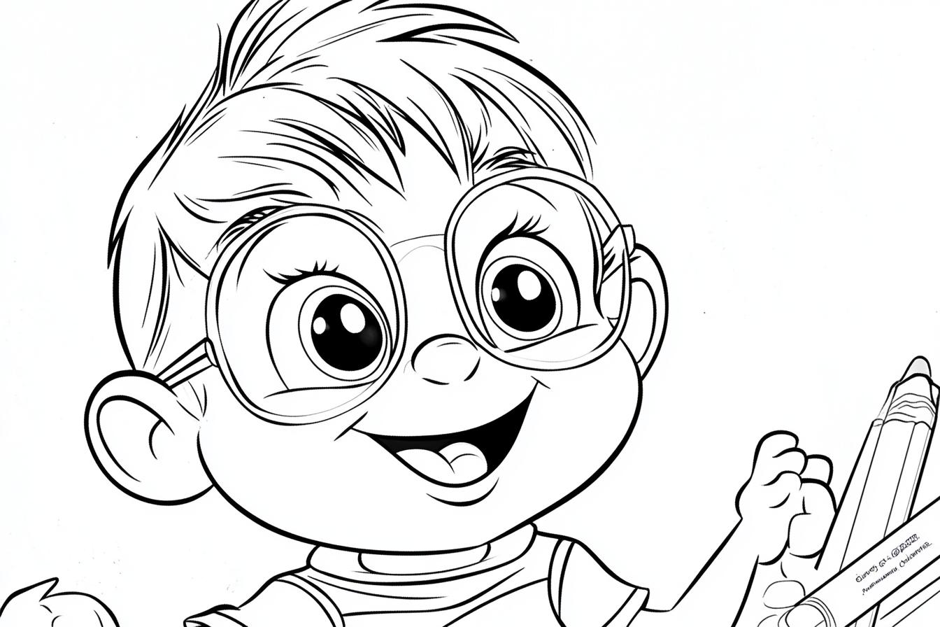 Free Printable PDF Alvin And The Chipmunks Coloring Pages