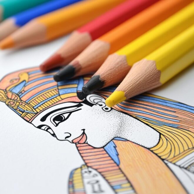 Ancient Egypt Coloring Pages : Color Your Way Through History