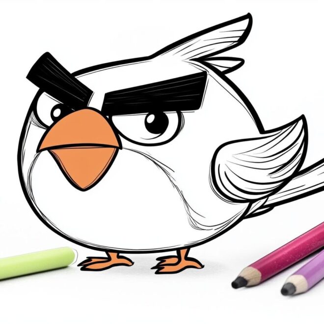 Angry Birds Coloring Pages : Fun for Kids, Free Printable Pages