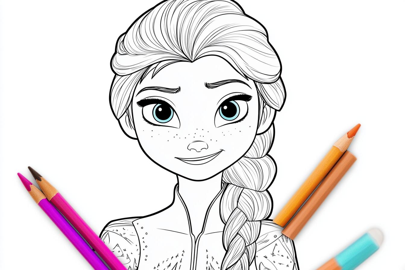 Free Printable PDF Anna Coloring Pages