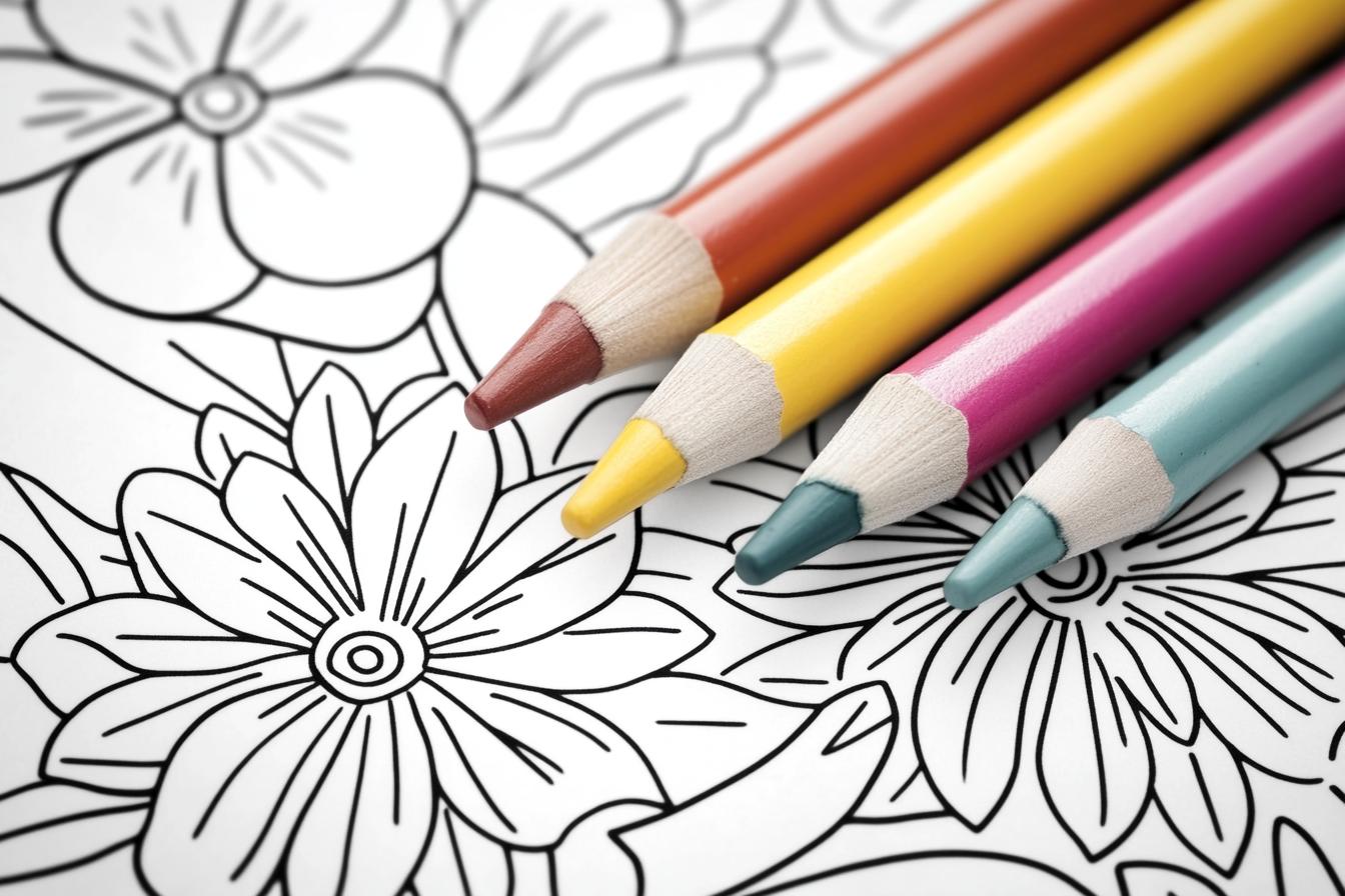 Free Printable PDF April Coloring Pages