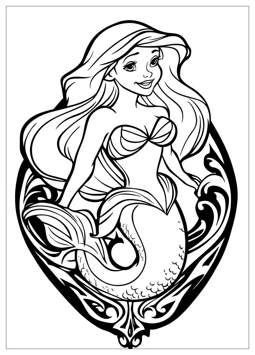 ariel_coloring_pages_1