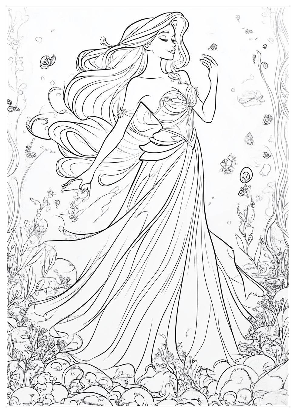 ariel_coloring_pages_24