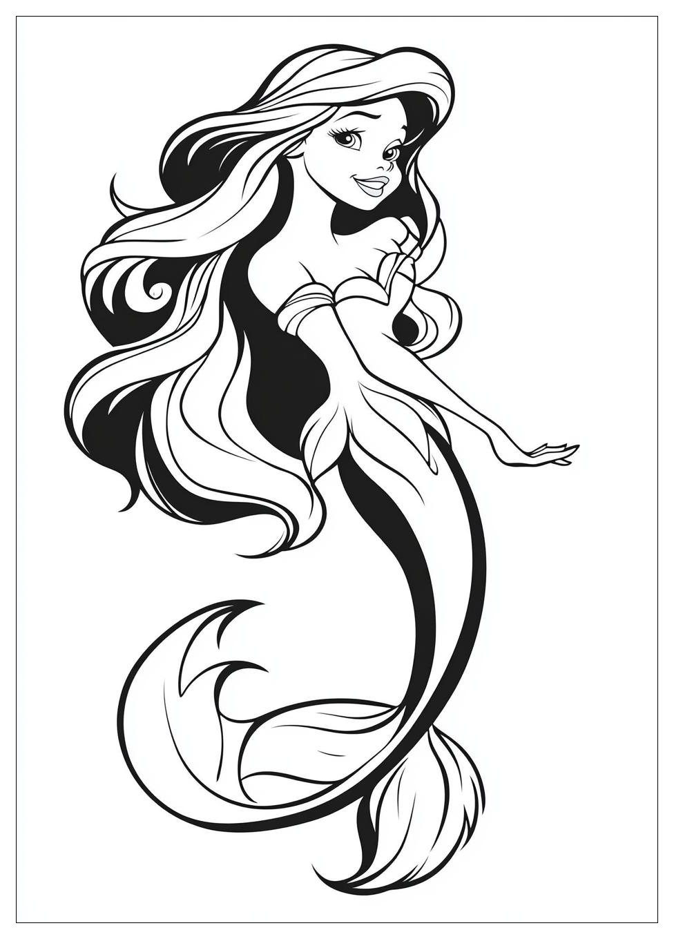 ariel_coloring_pages_3