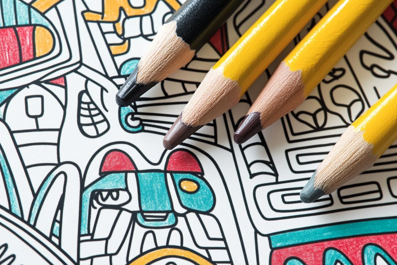 Free Printable PDF Aztec Coloring Pages