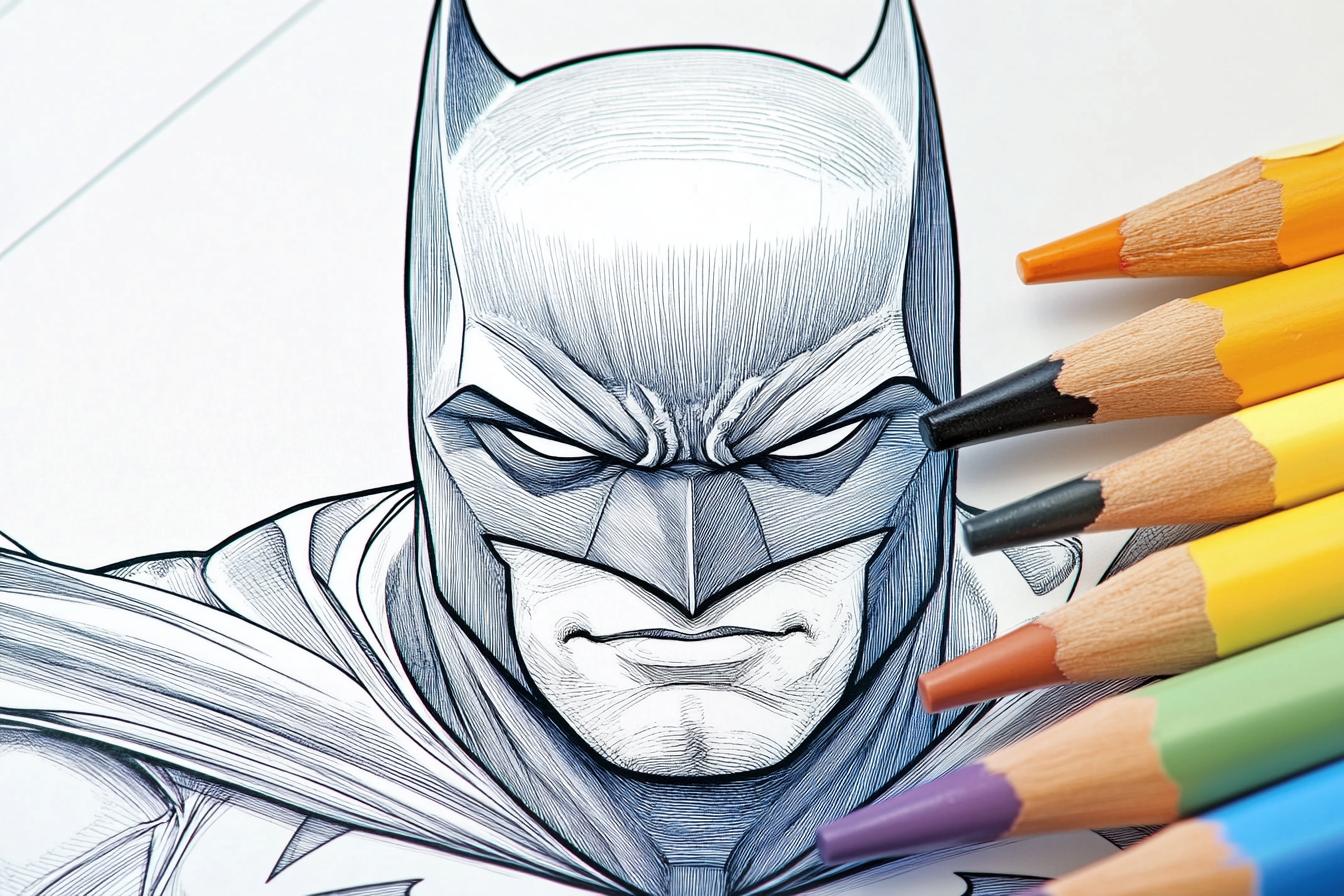 Free Printable PDF Batman Coloring Pages