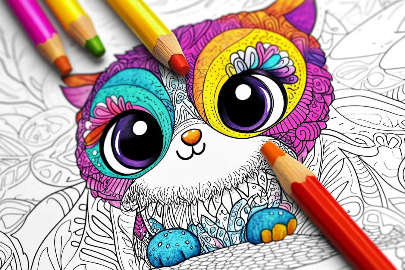 Free Printable PDF Beanie Boo Coloring Pages