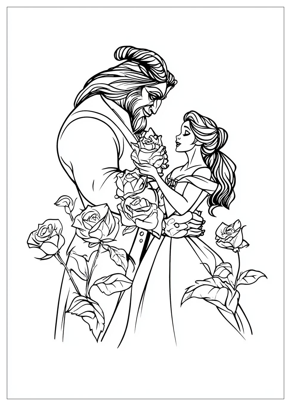 beauty_and_the_beast_coloring_pages_1