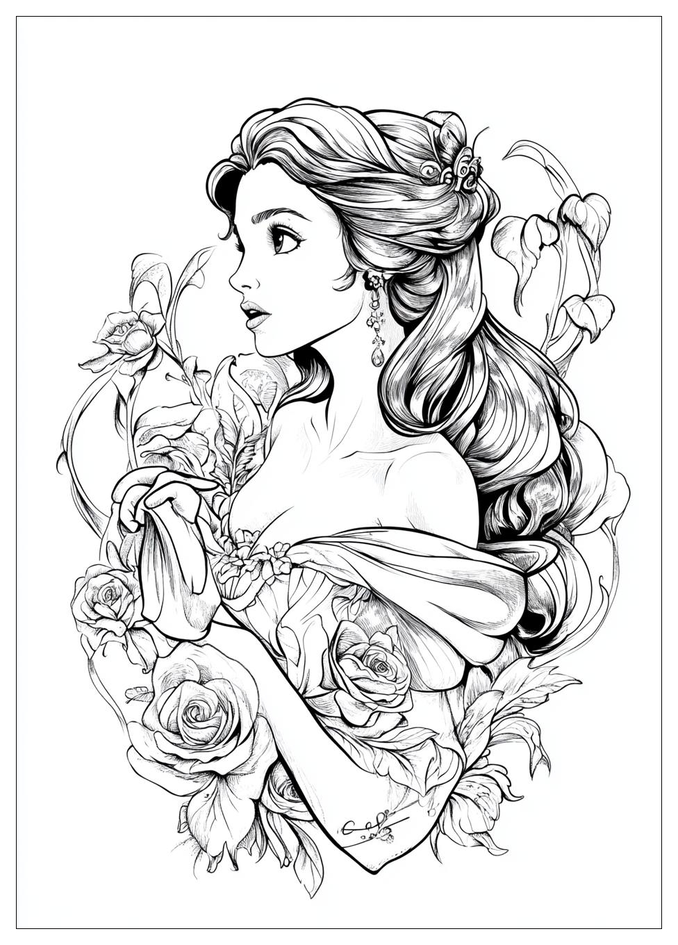 beauty_and_the_beast_coloring_pages_8