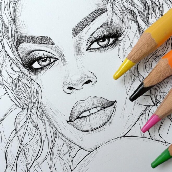 Beyonce Coloring Pages : Color the Queen’s Reign