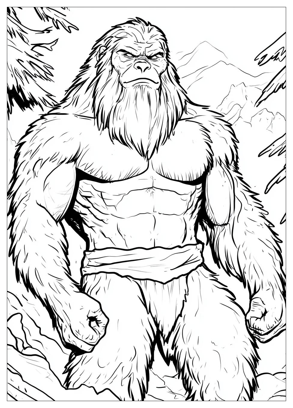 bigfoot_yeti_coloring_pages_12