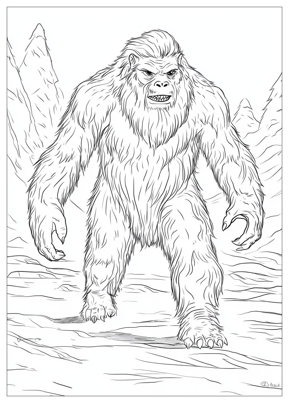 bigfoot_yeti_coloring_pages_4