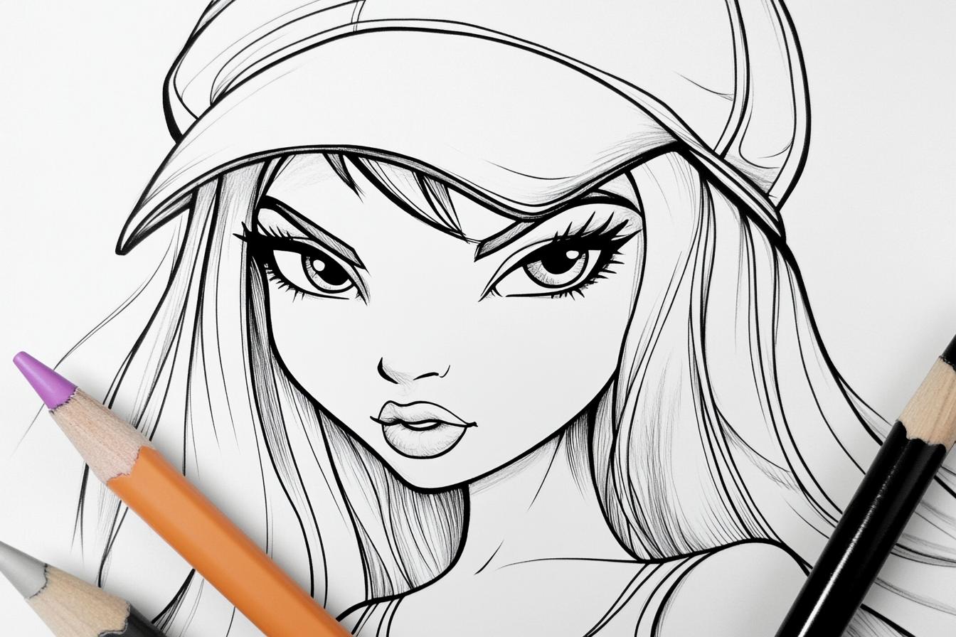 Free Printable PDF Bratz Coloring Pages