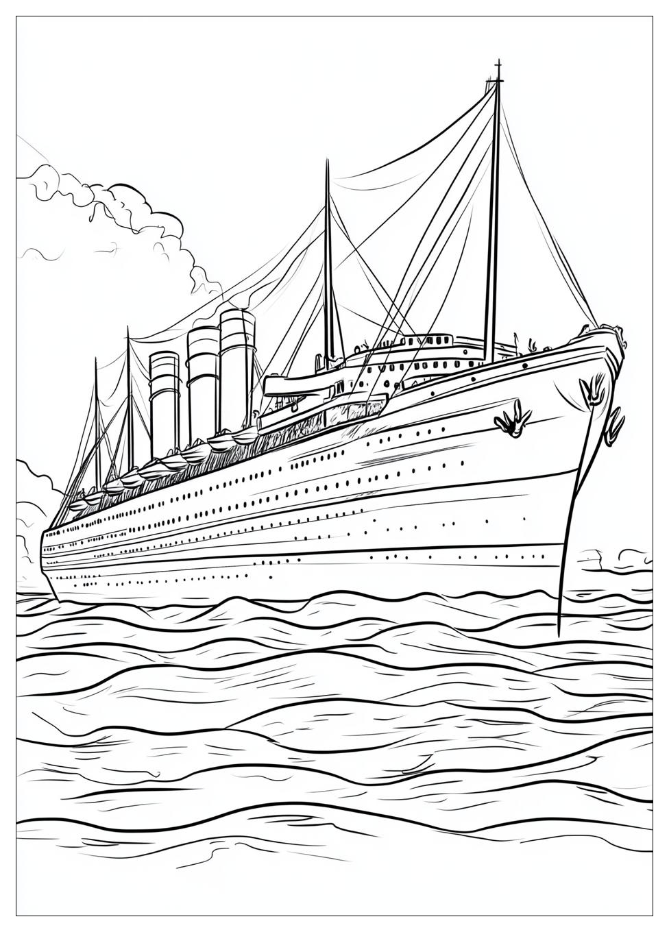 Britannic Coloring Pages : Color the RMS Titanic and Learn History ...