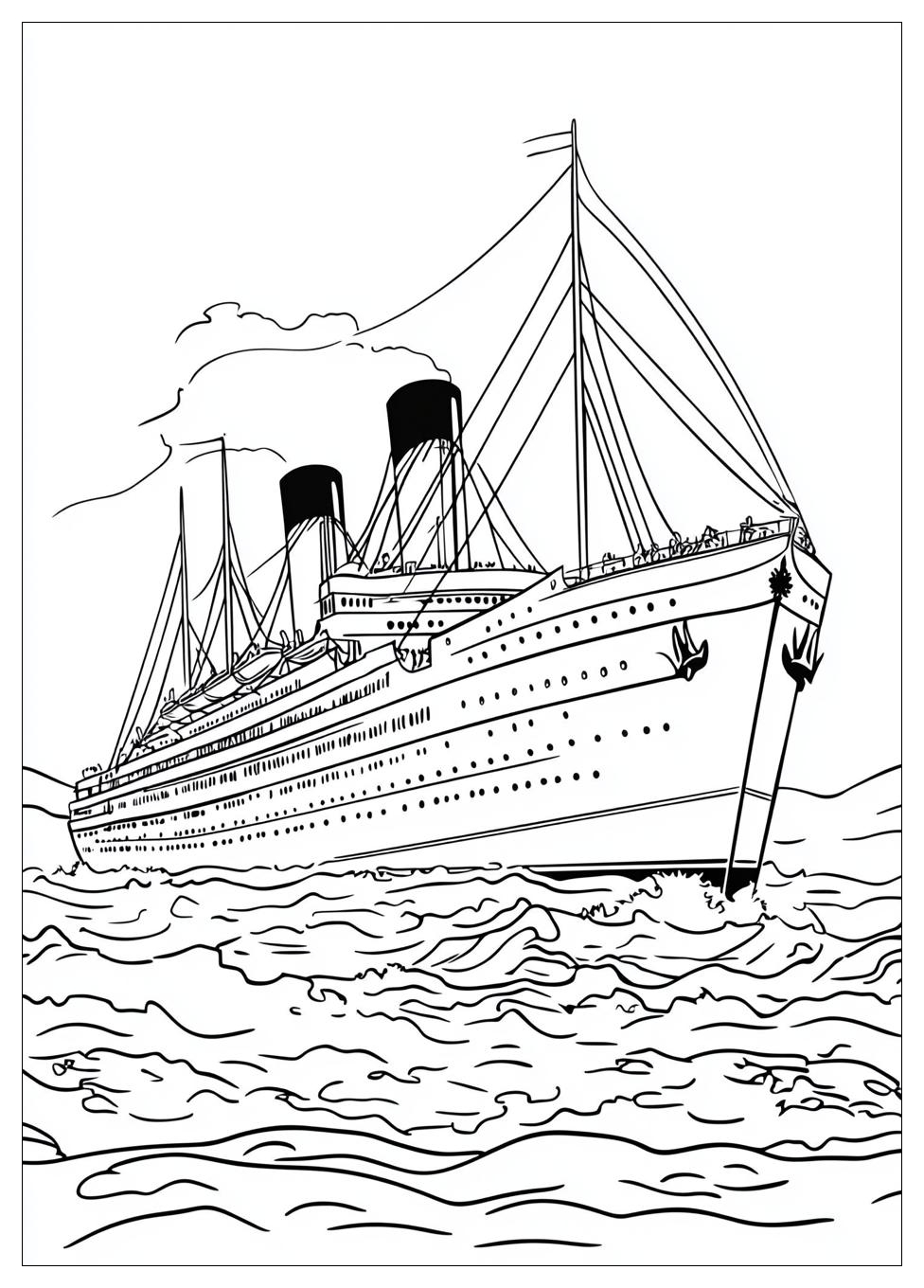 Britannic Coloring Pages : Color the RMS Titanic and Learn History ...