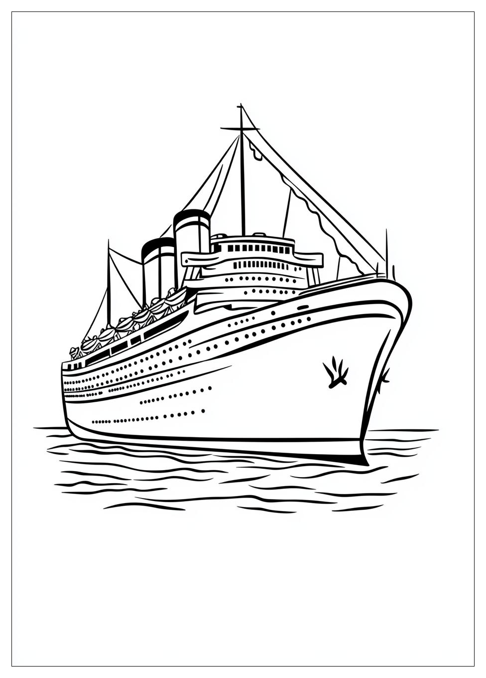 Britannic Coloring Pages : Color the RMS Titanic and Learn History ...