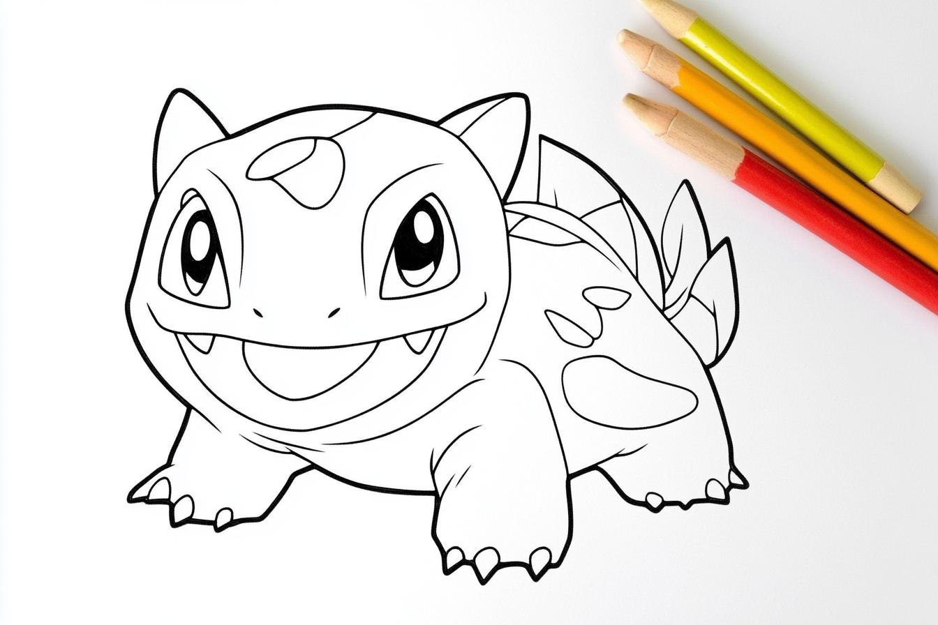 Free Printable PDF Bulbasaur Coloring Pages