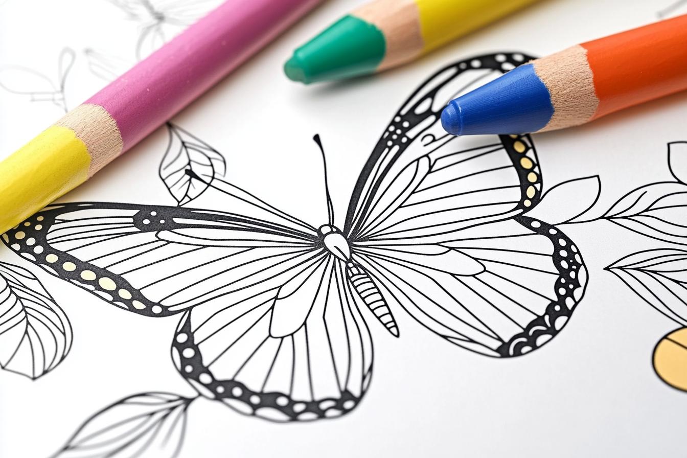 Free Printable PDF Butterfly Mandala Coloring Pages