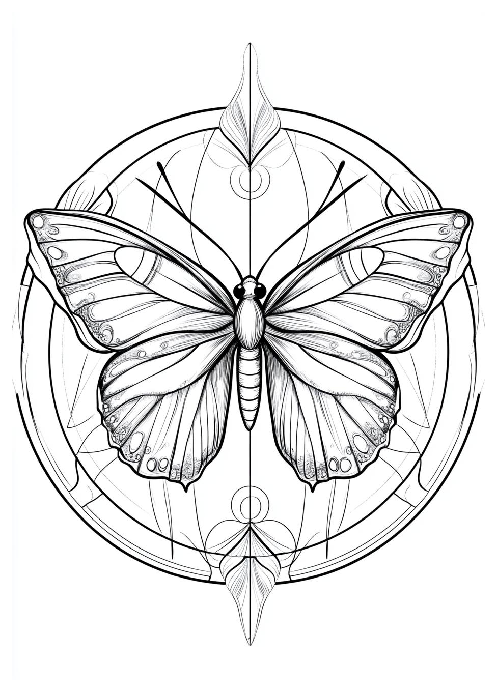 butterfly_mandala_coloring_pages_5