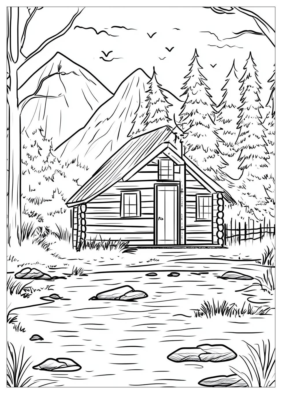 cabin_coloring_pages_2