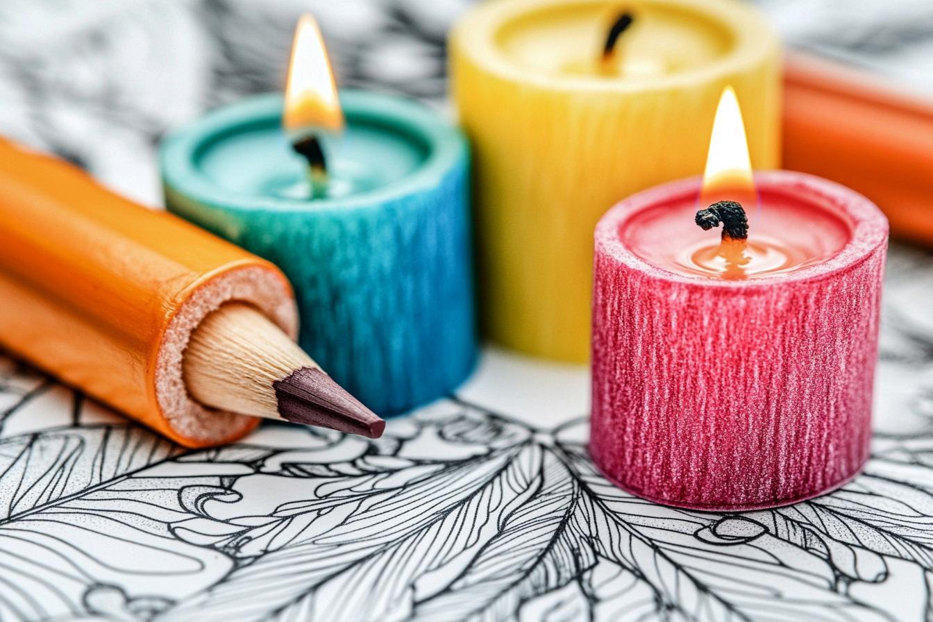 Free Printable PDF Candle Coloring Pages