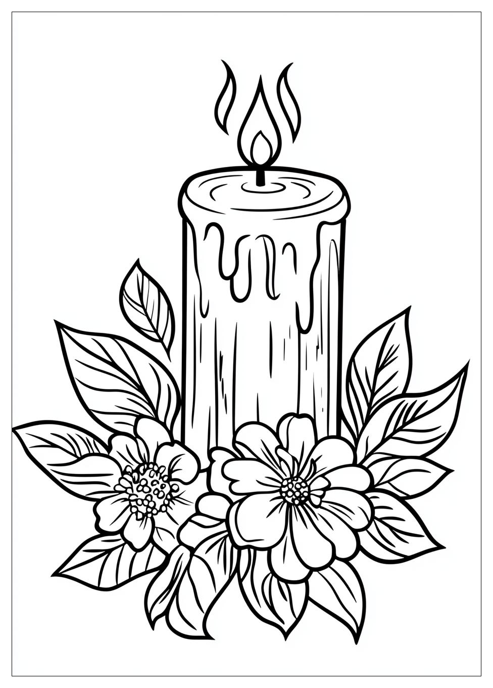 candle_coloring_pages_1