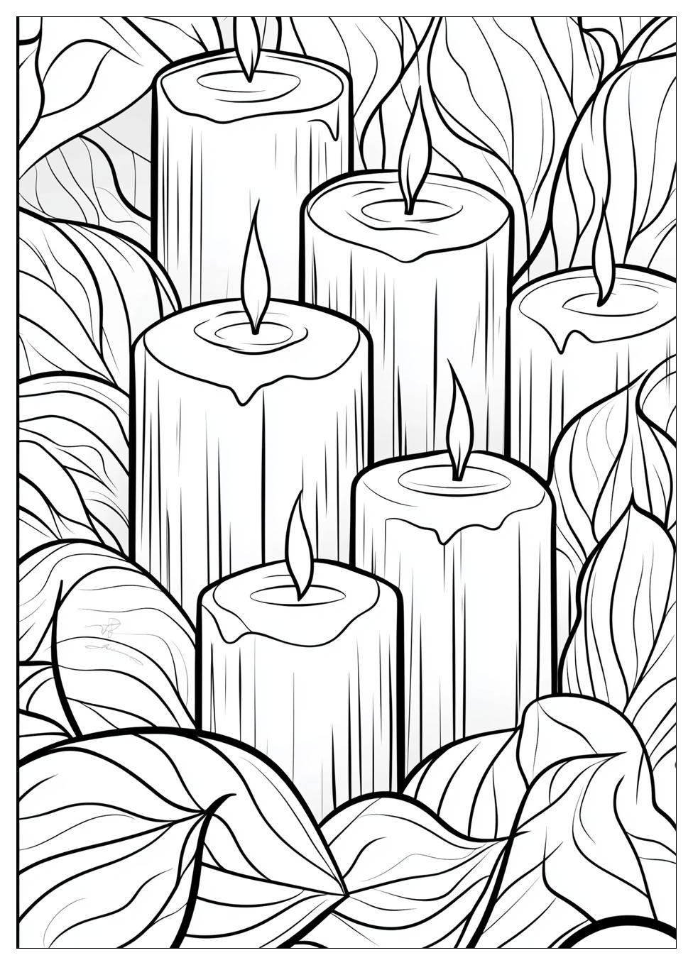 candle_coloring_pages_2