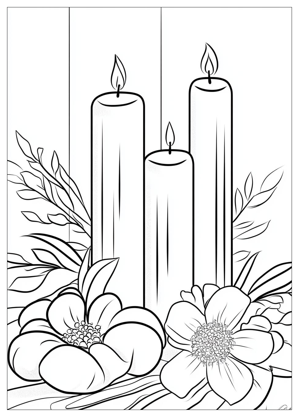 candle_coloring_pages_3