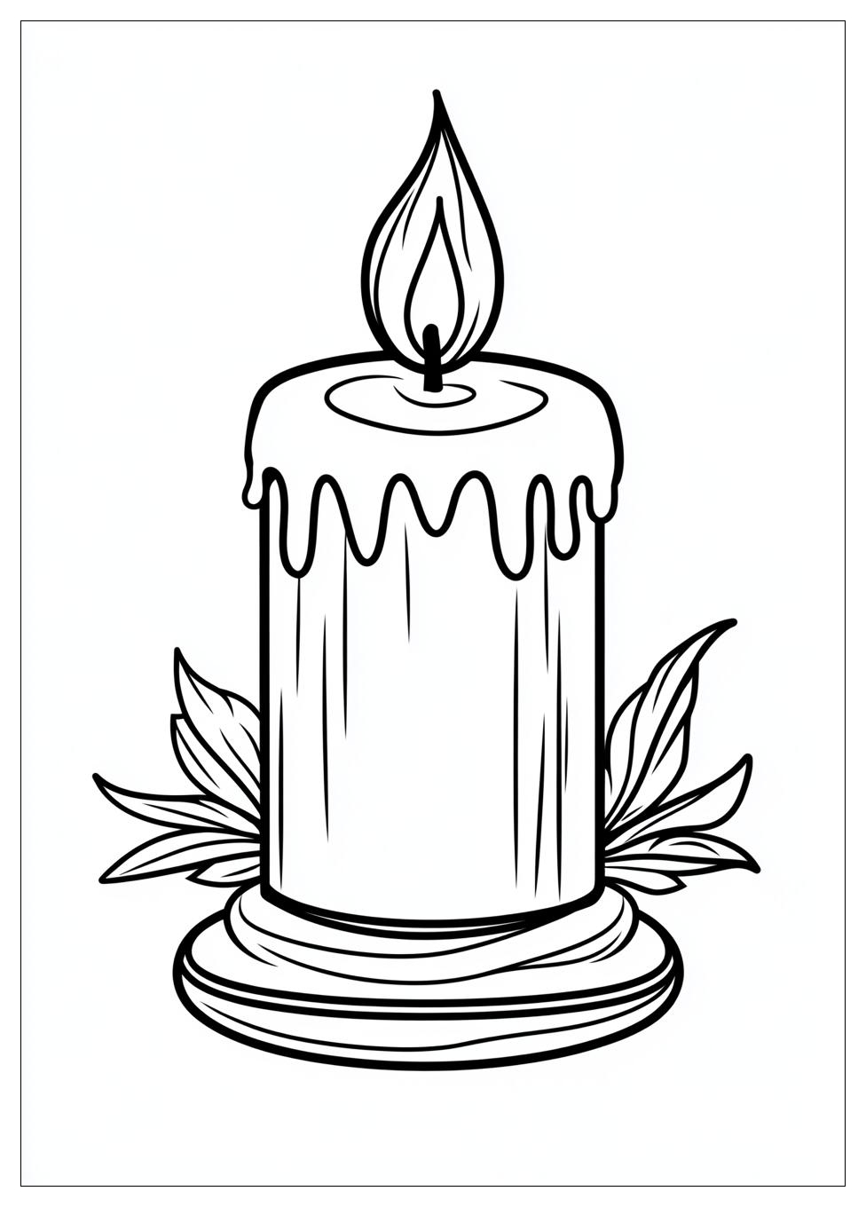 candle_coloring_pages_4