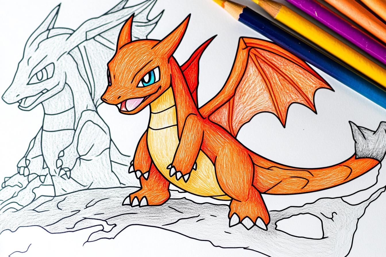 Free Printable PDF Charizard Coloring Pages