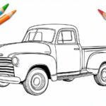 Chevy Truck Coloring Pages : Color Your Way to Chevy Truck Fun