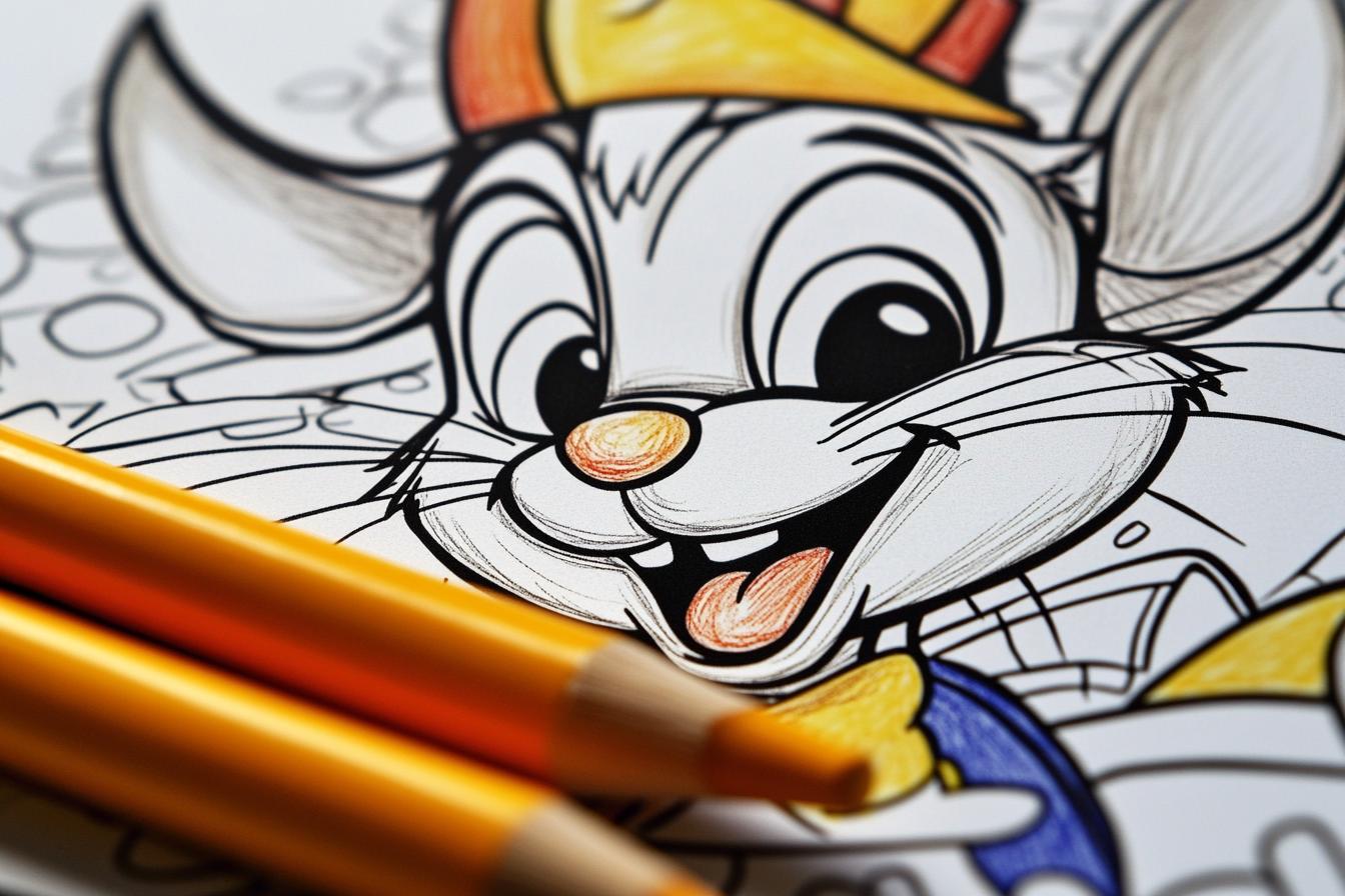 Free Printable PDF Chuck E Cheese Coloring Pages