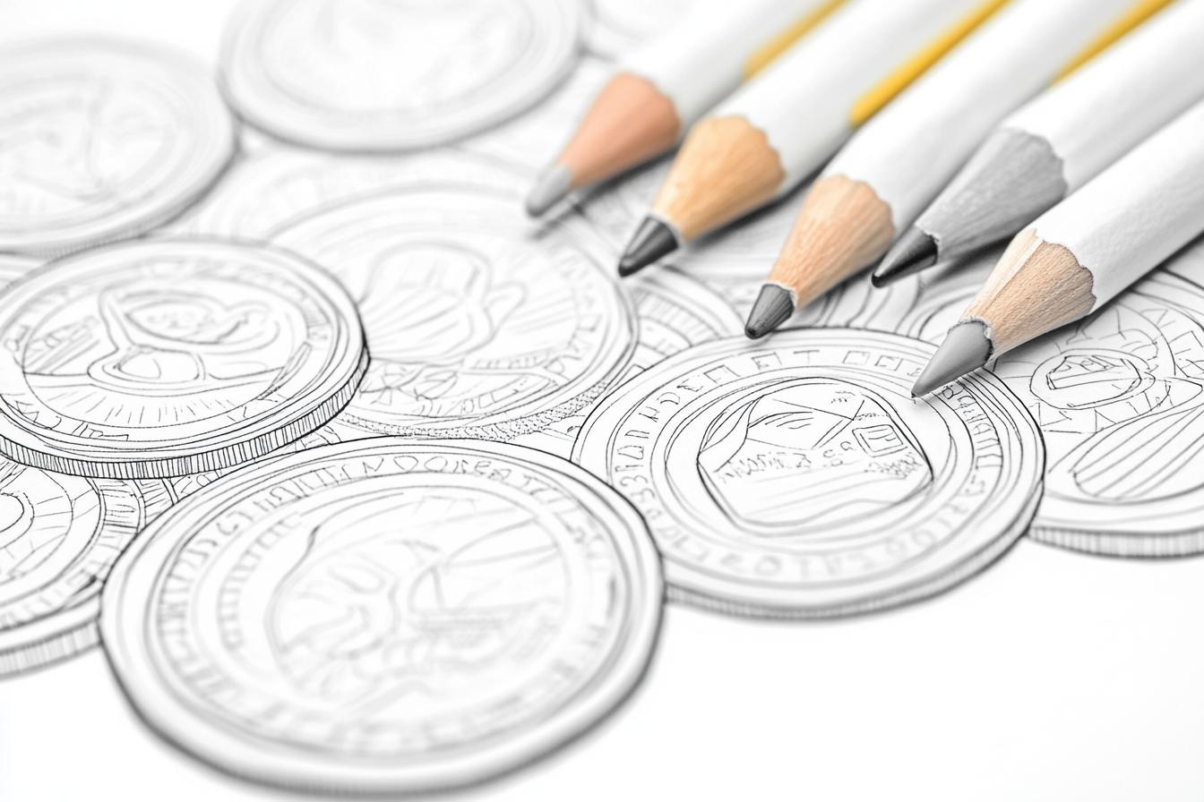 Free Printable PDF Coin Coloring Pages