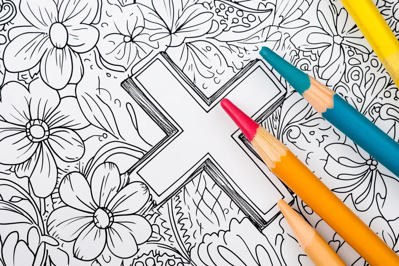 Free Printable PDF Cross Coloring Pages