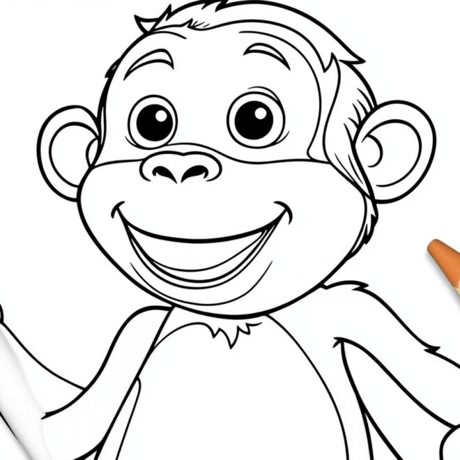 Curious George Coloring Pages : Fun for Kids to Color and Create