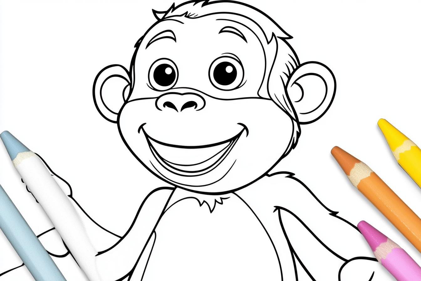 Free Printable PDF Curious George Coloring Pages