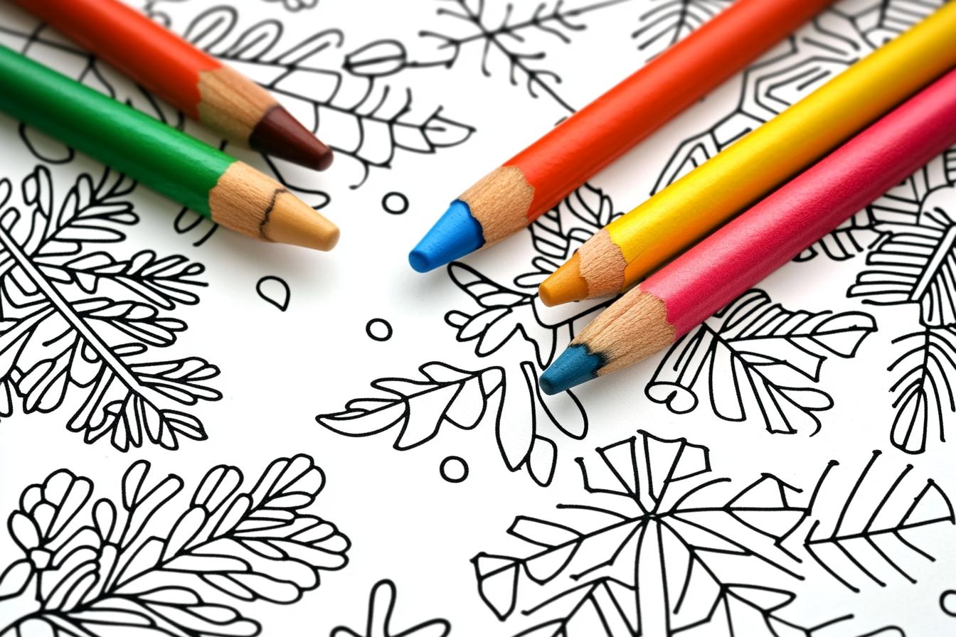 Free Printable PDF December Coloring Pages