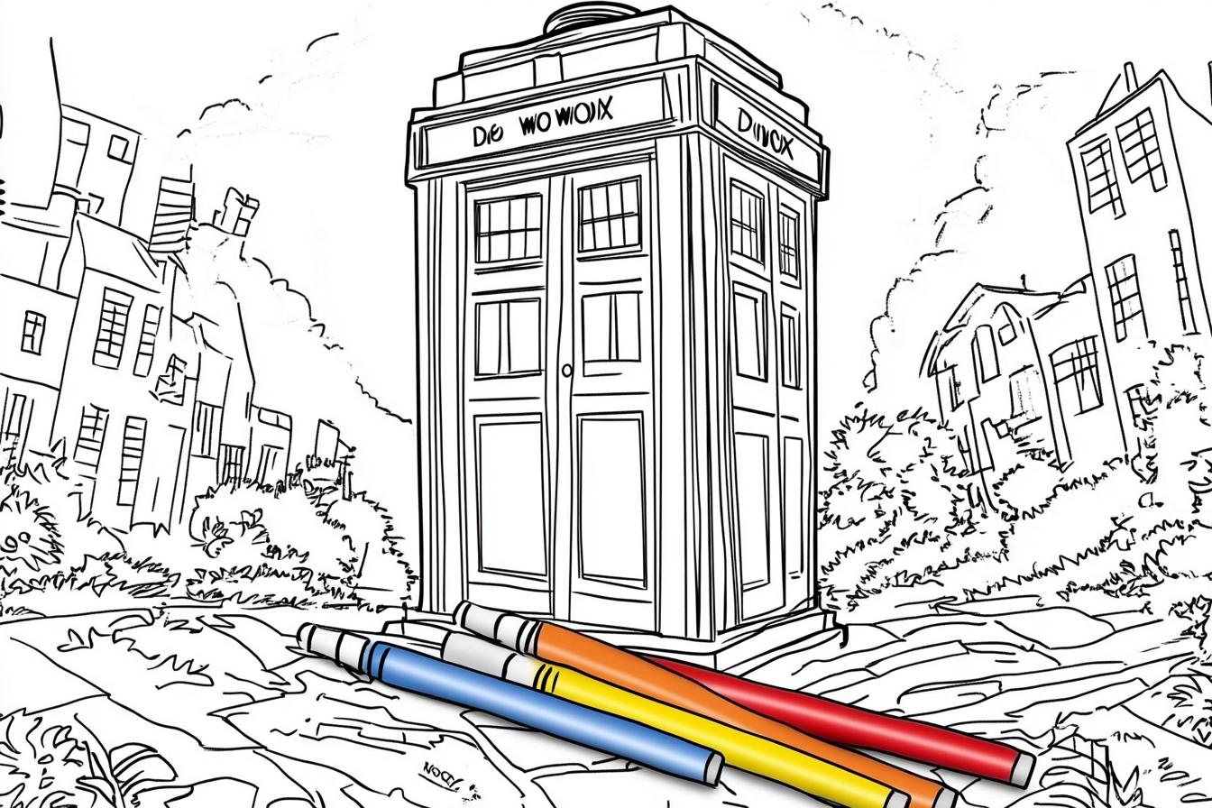 Free Printable PDF Doctor Who Coloring Pages