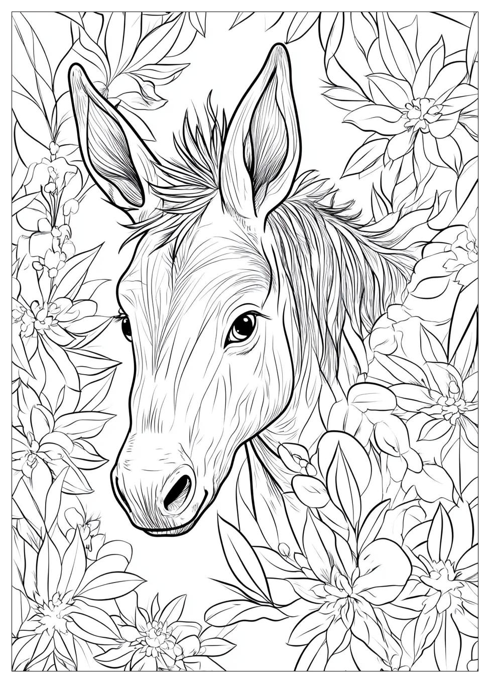 donkey_coloring_pages_1