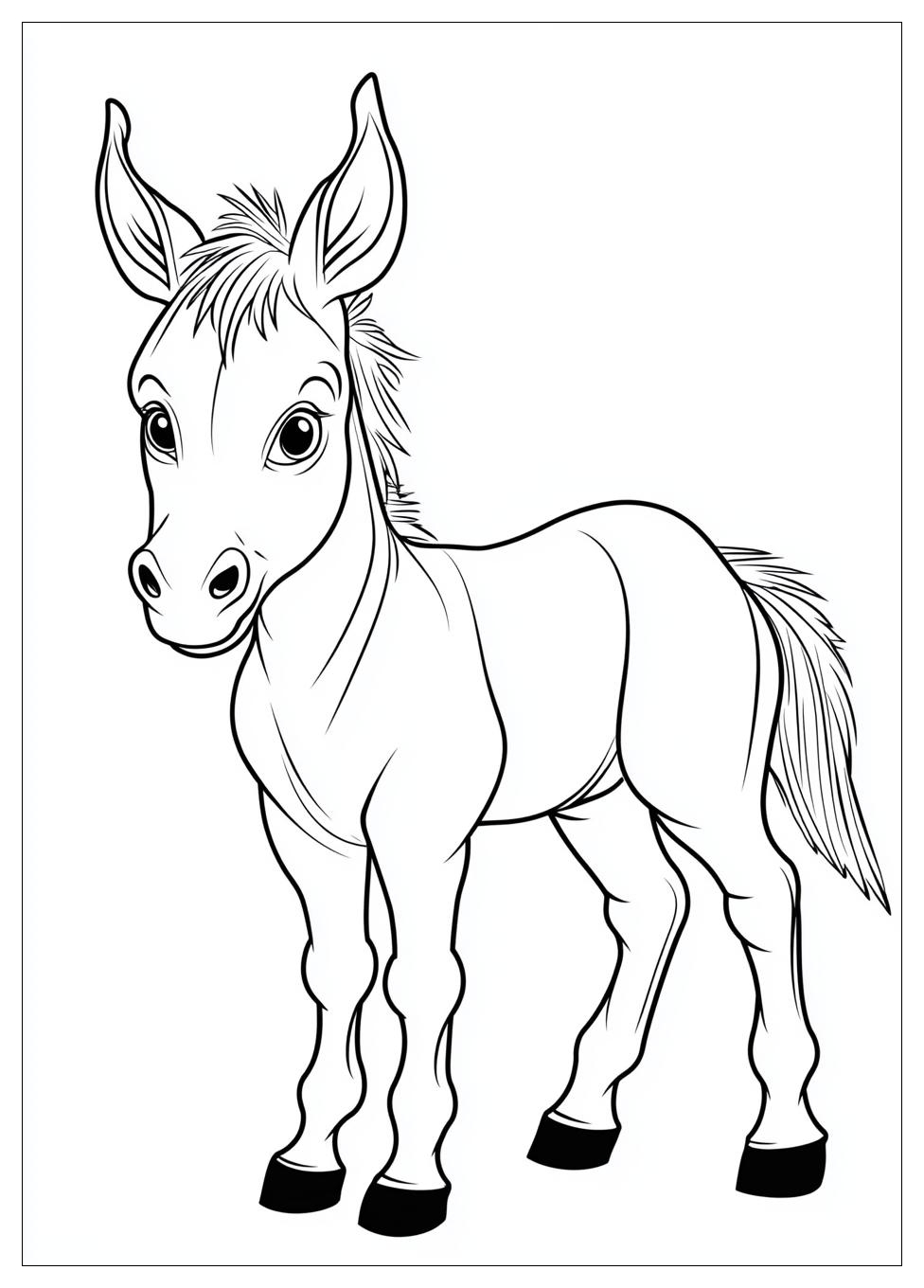 donkey_coloring_pages_12