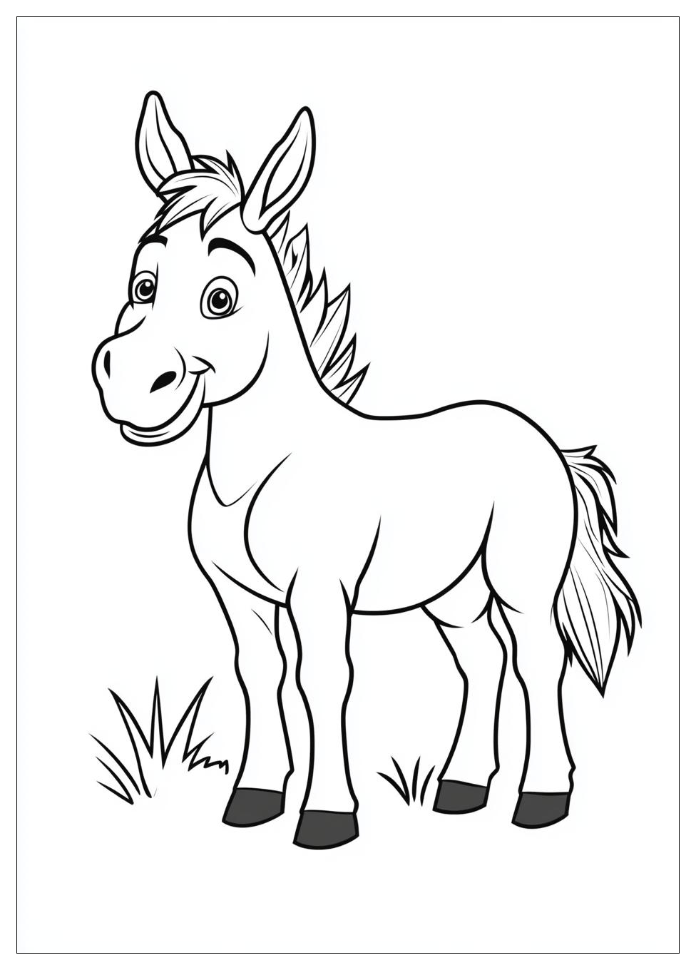 donkey_coloring_pages_2