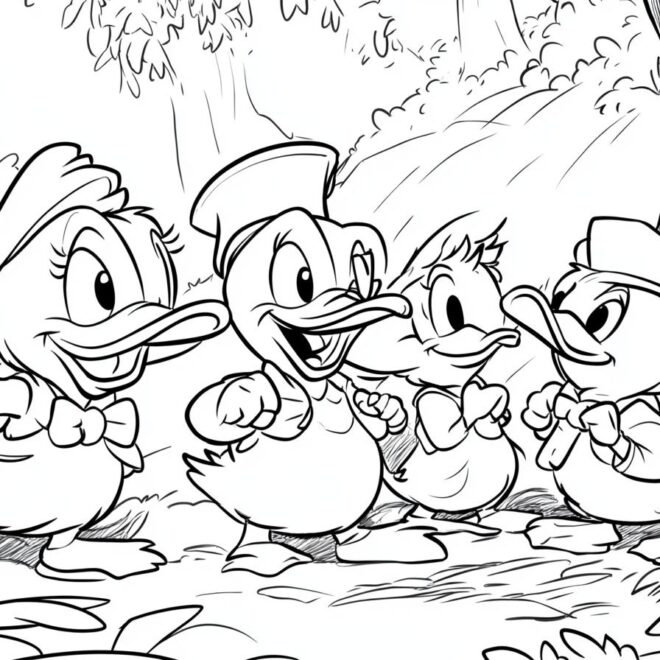 Ducktales Coloring Pages : Fun for Kids and Fans