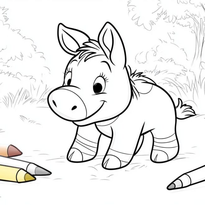 Eeyore Coloring Pages : Color the Gloomy Donkey Fun