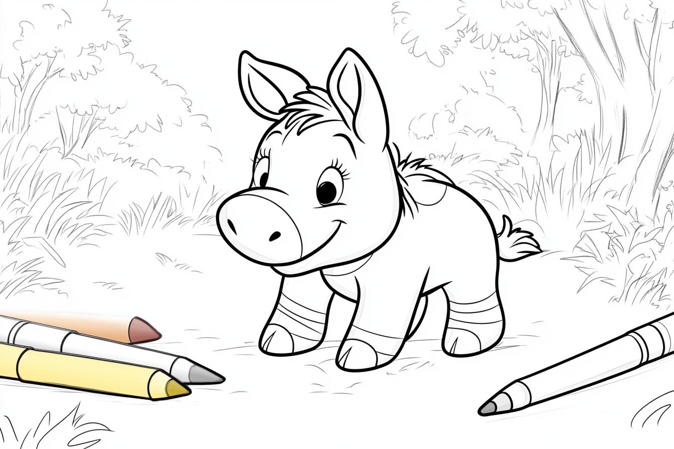 Free Printable PDF Eeyore Coloring Pages