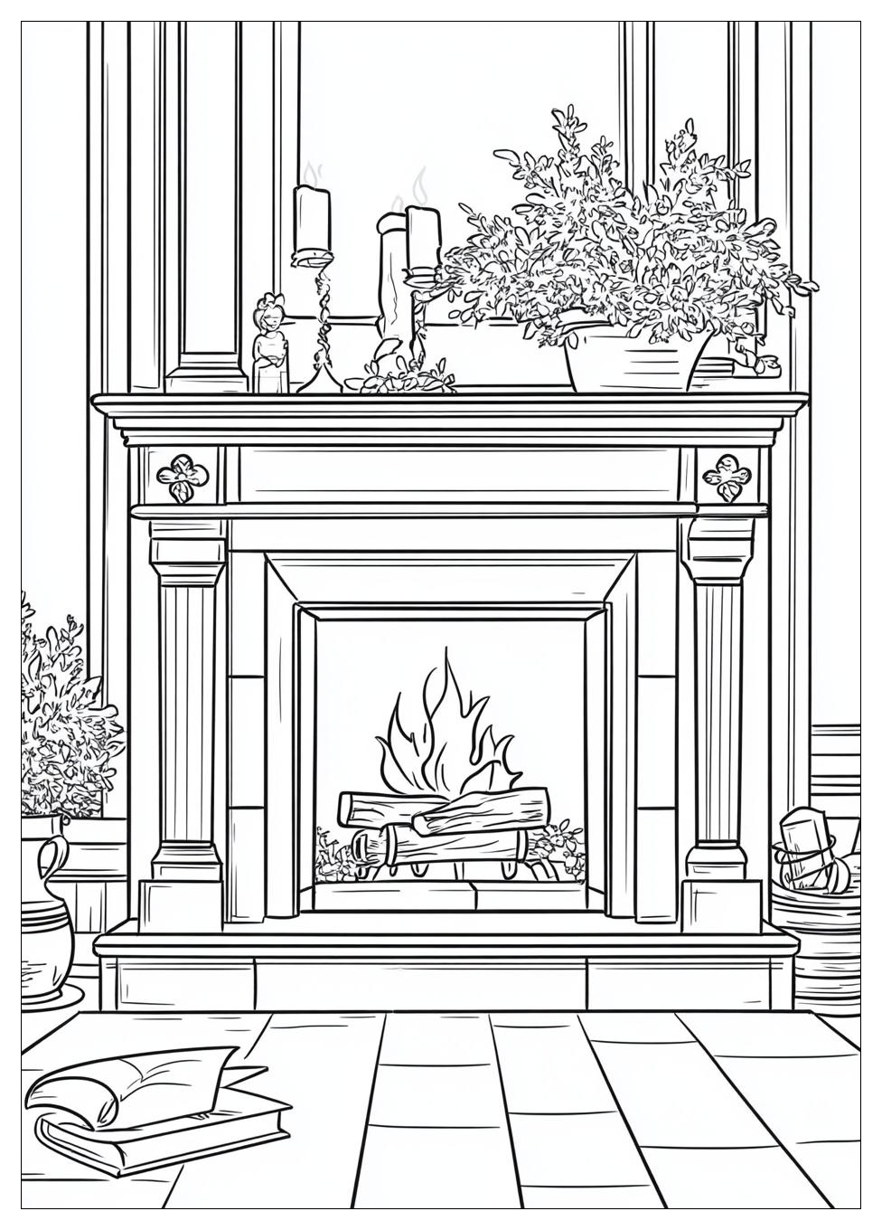 fireplace_coloring_pages_11