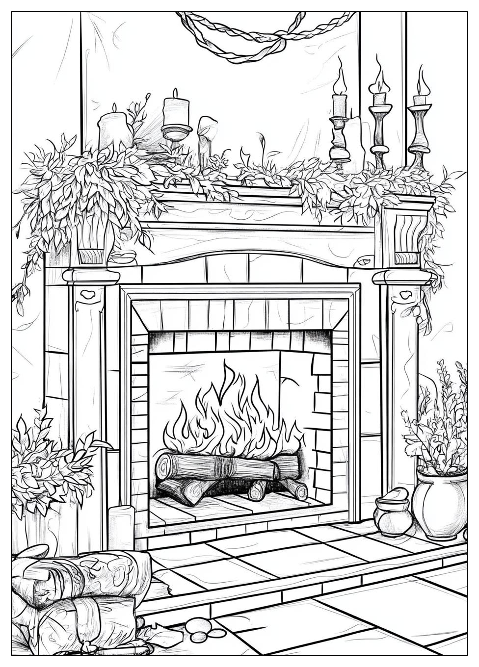 fireplace_coloring_pages_19