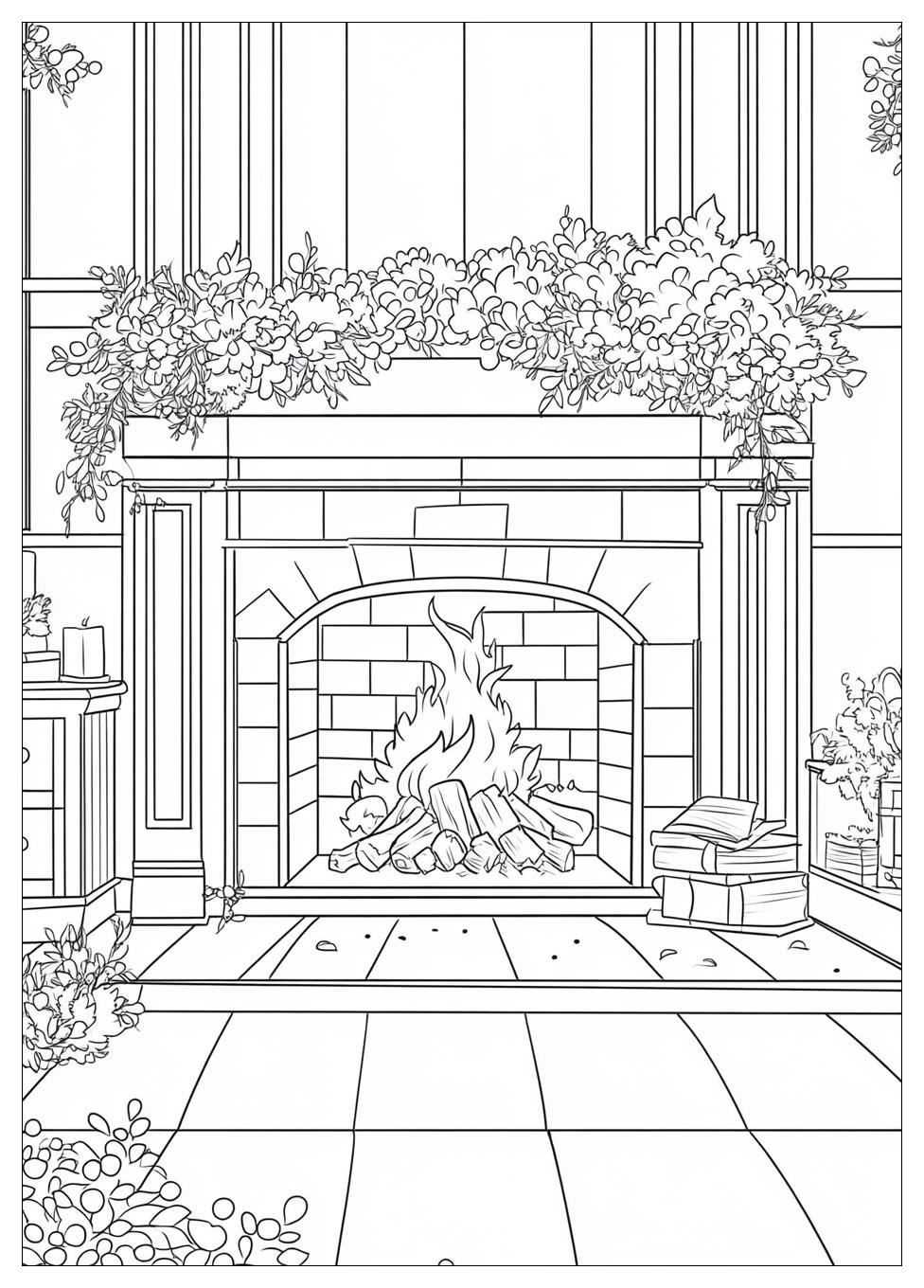 fireplace_coloring_pages_2