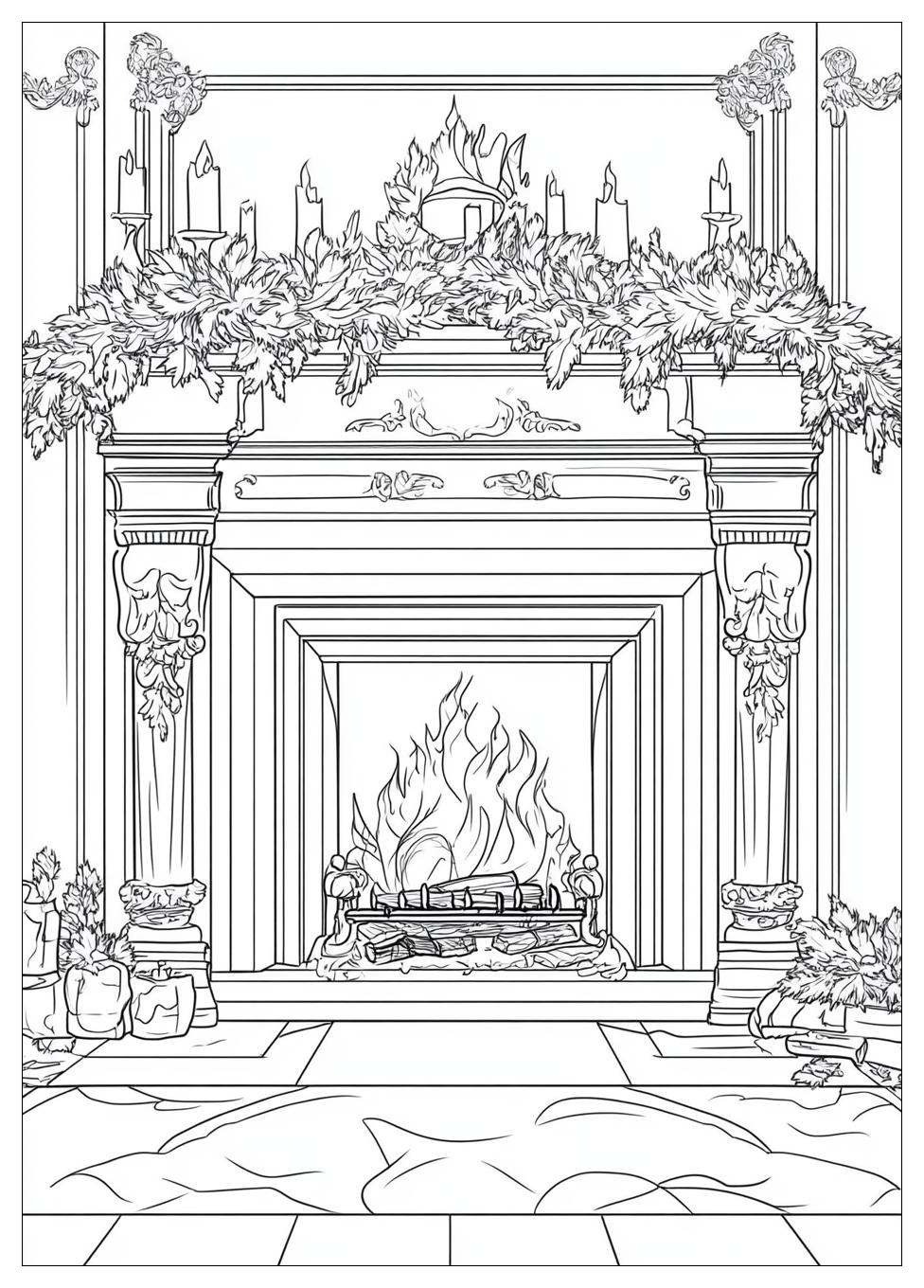 fireplace_coloring_pages_21