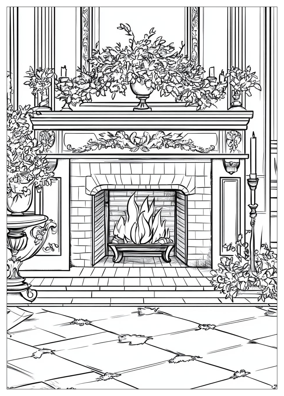 fireplace_coloring_pages_22